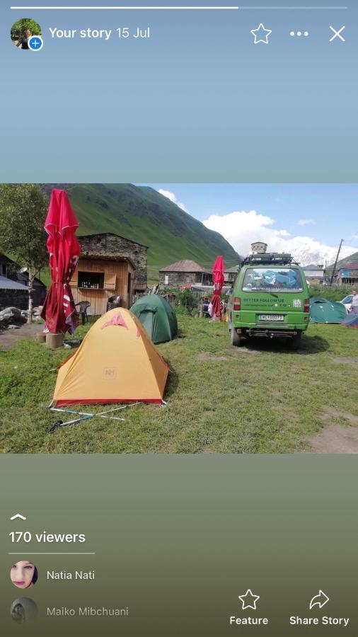 Chvibiani Guesthouse & Bar Ushguli Buitenkant foto