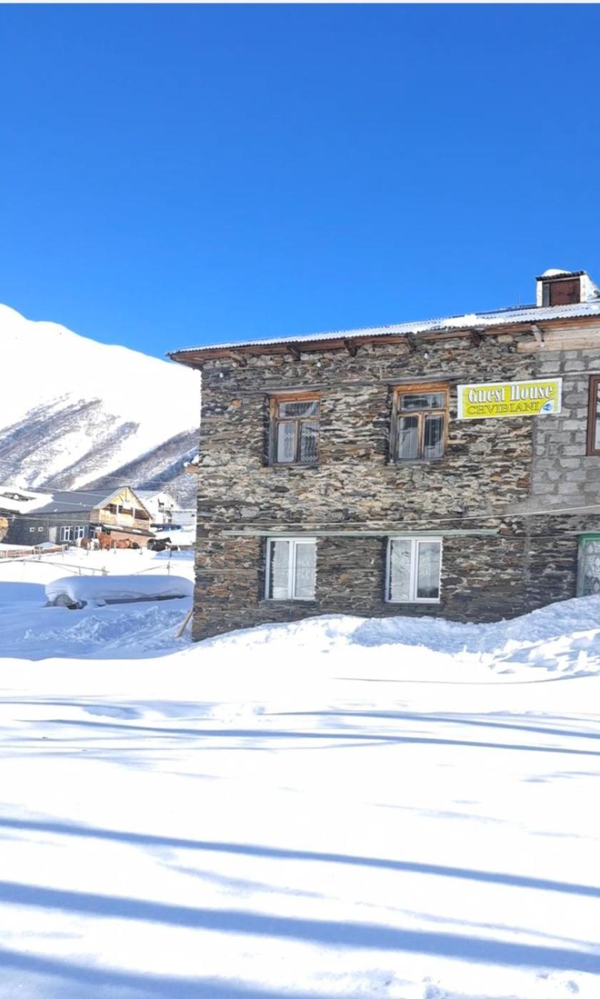 Chvibiani Guesthouse & Bar Ushguli Buitenkant foto